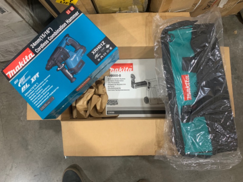 Photo 6 of Makita XRH01ZWX 18V LXT Lithium-Ion Brushless Cordless 1" Rotary Hammer, accepts SDS-PLUS bits, w/HEPA Dust Extractor Attachment, Tool Only