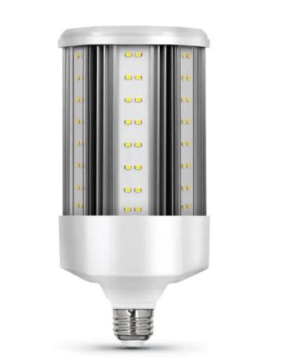 Photo 1 of 400-Watt Equivalent Corn Cob E26 Base with E39 Mogul Adapter High Lumen Daylight (5000K) HID Utility LED Light Bulb
