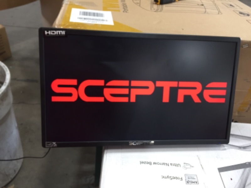 Photo 2 of Sceptre 20" 1600x900 75Hz Ultra Thin LED Monitor 2x HDMI VGA Built-in Speakers