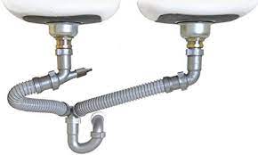 Photo 1 of 1-1/2 in. All-in-One Drain Kit for Double Bowl Kitchen Sinks
