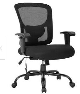 Photo 1 of ***PARTS ONLY*** Big and Tall Office Chair 400lbs Wide Seat Mesh Desk Chair Massage Rolling Swive
