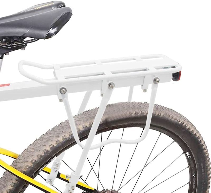 Photo 1 of Rear Rack, Bicycle Bike Cargo Rack Rear Back Seat Luggage Holder Carrier for Panniers Bags, Luggage