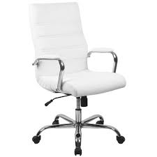 Photo 1 of *MISSING PARTS* Flash Furniture High Back Executive Swivel Office Chair with Metal Frame and Arms
