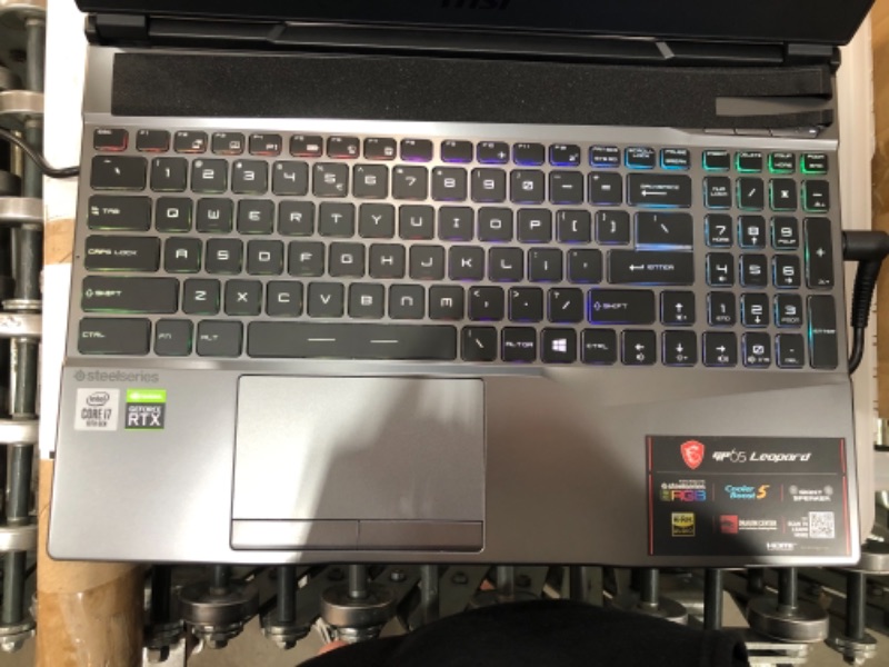 Photo 3 of MSI GP65 Leopard 10SEK-048 Gaming and Entertainment Laptop (Intel i7-10750H 6-Core, 16GB RAM, 512GB SSD, RTX 2060, 15.6" Full HD (1920x1080), Win 10 Home) with MS 365 Personal, Hub
