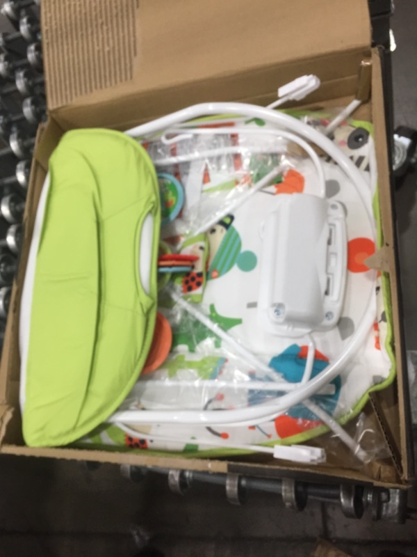 Photo 4 of Fisher-Price Baby's Bouncer – Forest Explorers, Baby Bouncing Chair for Soothing and Play for Newborns and Infants
