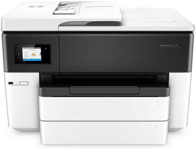 Photo 1 of HP OfficeJet Pro 7740 Wide Format All-in-One Printer with Wireless Printing, Works with Alexa (G5J38A)