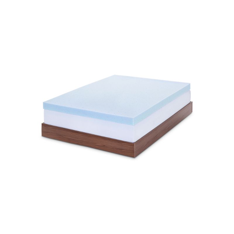 Photo 1 of Lucid Comfort Collection Lucid Comfort Collection 4'' Gel Memory Foam Mattress Topper