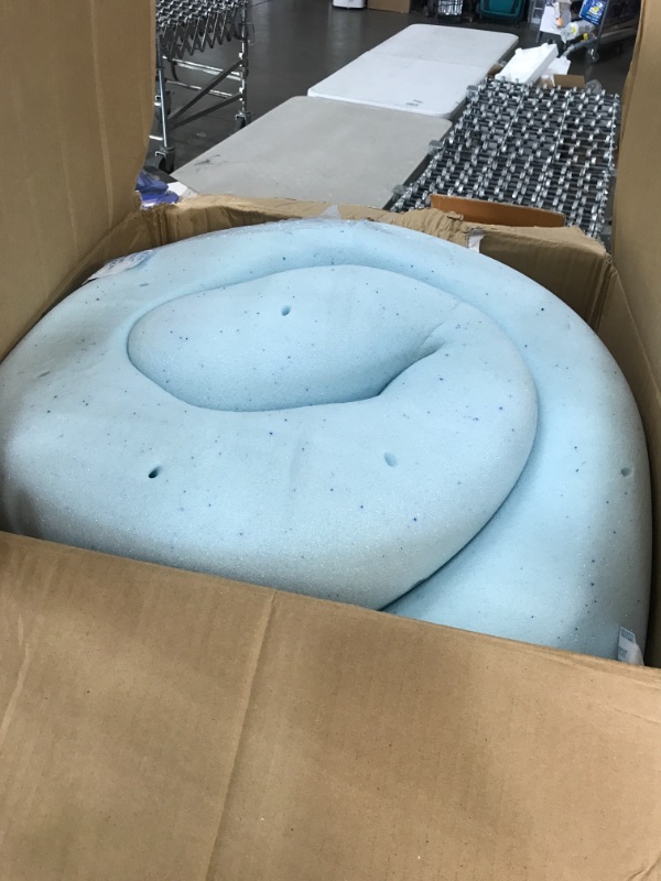 Photo 1 of Lucid Comfort Collection Lucid Comfort Collection 4'' Gel Memory Foam Mattress Topper