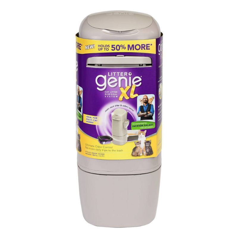 Photo 1 of Litter Genie XL Pail Ultimate Cat Litter Disposal System Locks Away Odors Silver