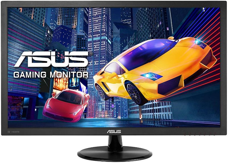 Photo 1 of Asus VP228QG 21.5” Full HD 1920x1080 1ms DP HDMI VGA Adaptive Sync/FreeSync Eye Care Monitor, Black
