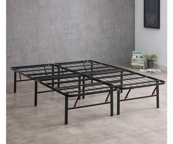 Photo 1 of AmazonBasics Foldable Metal Platform Bed Frame for Under-Bed Storage, Full BX DM
