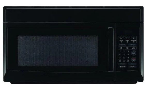 Photo 1 of 1.6 cu. ft. Over the Range Microwave in Black
