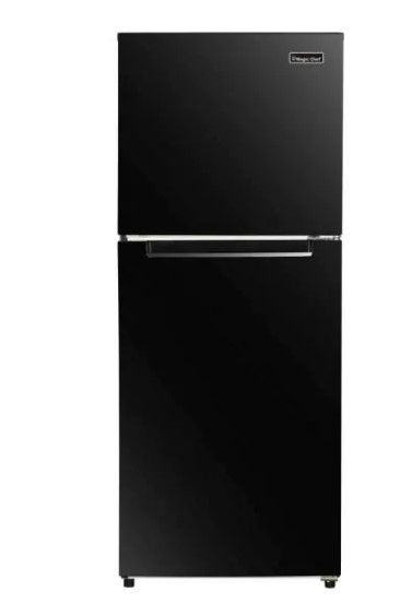 Photo 1 of 10.1 cu. ft. Top Freezer Refrigerator in Black
