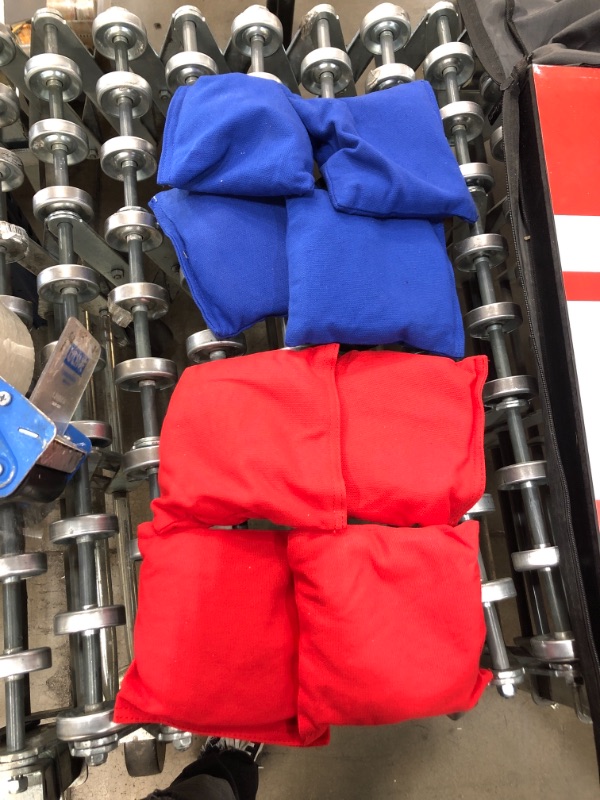 Photo 1 of GoSports Regulation Size Classic Cornhole Set - Red & Blue
