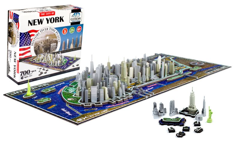 Photo 1 of 4D New York City Skyline Time Puzzle
