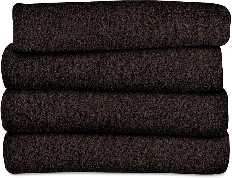 Photo 1 of Fleece Heated Throw, Walnut