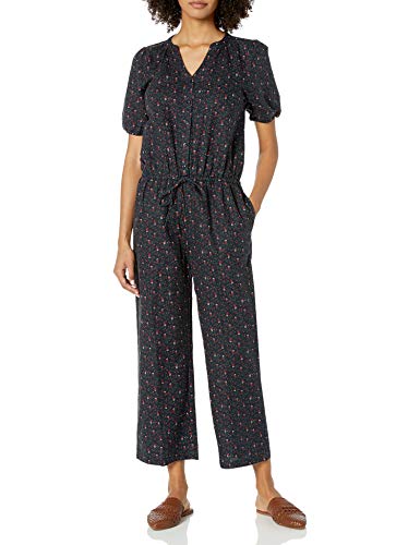 Photo 1 of Goodthreads Women's Relaxed Fit Washed Linen Blend Button Front Jumpsuit
