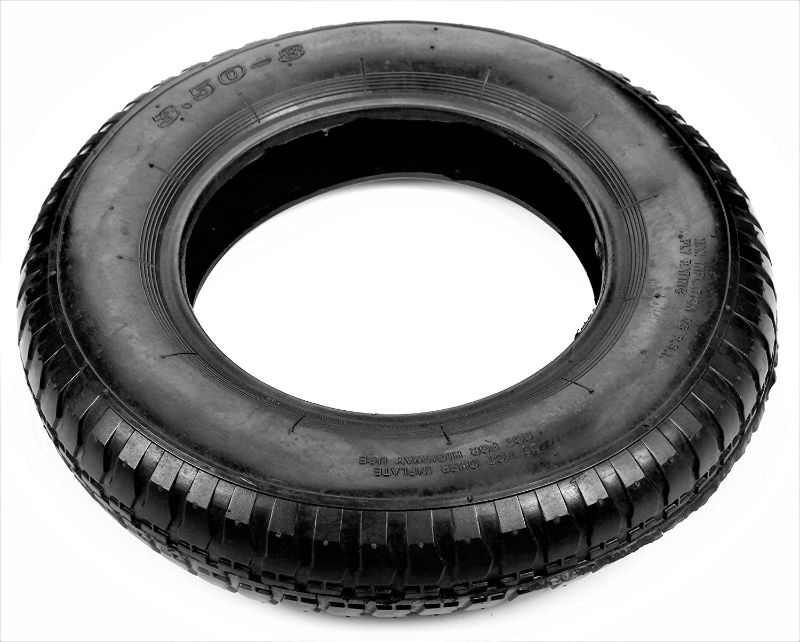 Photo 1 of Tire 3.50-8 Pneumatic Air Filled Replacement for Wheelbarrow Wheels 15'' / Tire replacement 8 wheel
