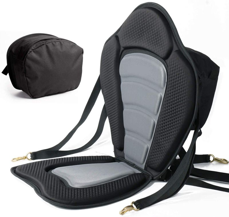 Photo 1 of Seamander Kayak seat Canoe Seat with Detachable Back Storage Bag for Universal Sit
