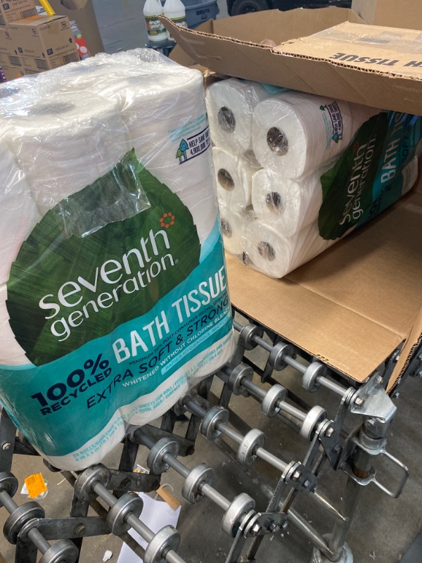 Photo 2 of Seventh Generation 100% Recycled Bathroom Tissue, 240 CT, White 24 per Pack