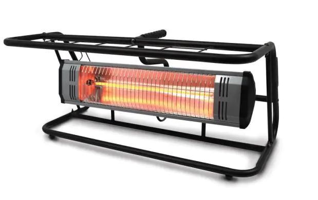 Photo 1 of  NON FUNCTION Heat Storm Tradesman 1,500-Watt Outdoor Electric Infrared Quartz Portable Space Heater with Roll Cage and Wall/Ceiling Mount