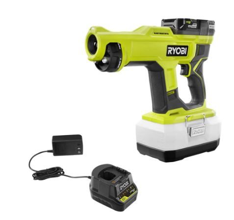 Photo 1 of *USED*
RYOBI ONE+ 18V Cordless Handheld Electrostatic Sprayer Kit with (1) 2.0 Ah Battery and Charger
