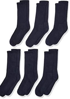 Photo 1 of Jefferies Socks boys Seamless Half Cushion Sport Crew Socks 6 Pair Pack, L 6-9