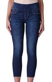 Photo 1 of Rock & Republic Women's Denim Rx Fever Stretch Crop Capri Jean, Heart Beat Dark Indigo, 8
