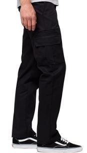 Photo 1 of Dickies Men's Regular Straight Stretch Twill Cargo Pant, Black, 30W x 30L