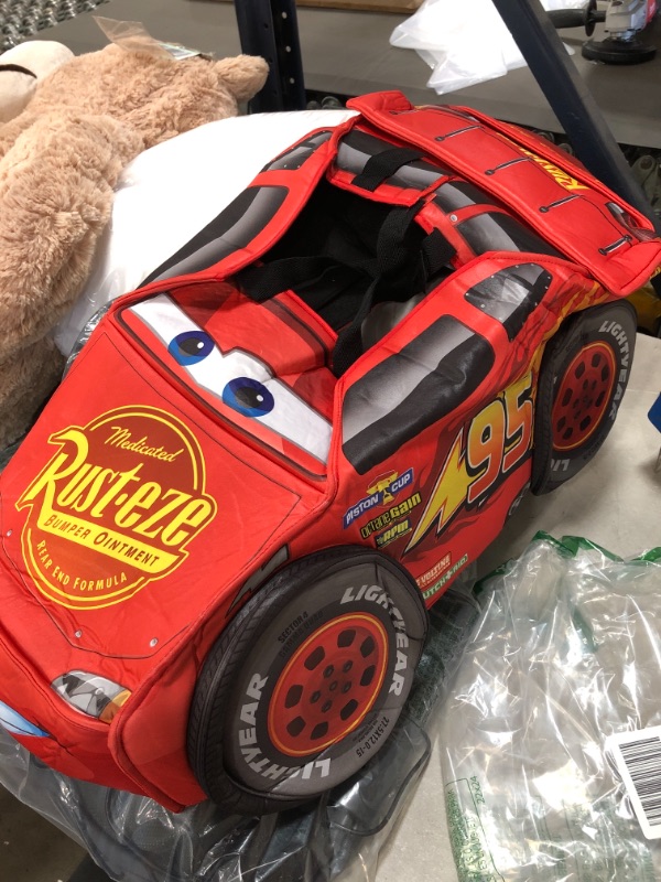 Photo 2 of Disguise Lightning McQueen 3D Toddler Costume
