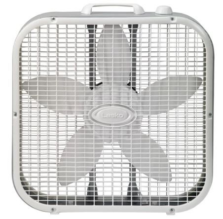 Photo 1 of *MISSING a foot*
Lasko 20 in. 3 Speed White Box Fan with Save-Smart Technology for Energy Efficiency