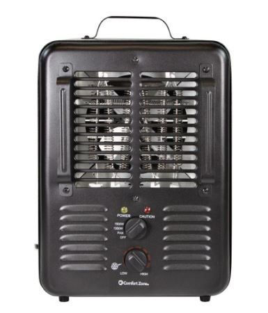 Photo 1 of *SEE last picture for damage*
Comfort Zone 1500-Watt Electric Milkhouse Utility Heater