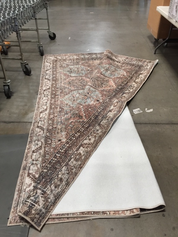 Photo 3 of Amber Lewis x Loloi Billie Collection BIL-03 Clay / Sage 10' x 14' Area Rug
AS IS USED, MINOR DAMAGE PLEASE SEE PHOTOS 