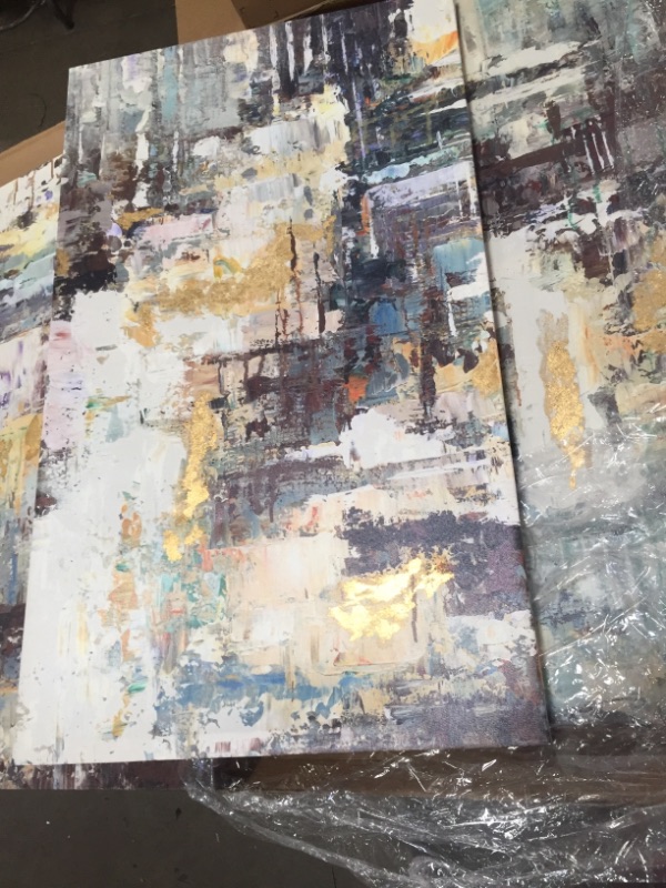 Photo 1 of 3 SET OF PAINTINGS 34 BY 20IN