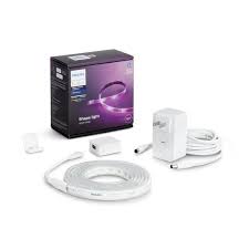 Photo 1 of White and Color Ambiance Dimmable LED Light Strip Plus Smart Light Base Kit with Bluetooth (80”)
