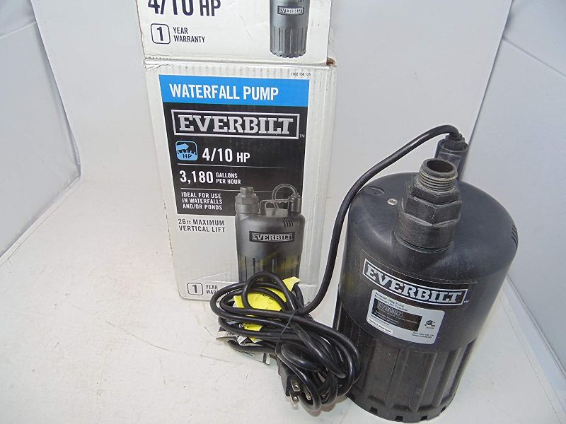 Photo 1 of 1/2 HP Waterfall Submersible Utility Pump
