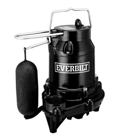 Photo 1 of ***PARTS ONLY*** Everbilt 1/3 HP Cast Iron Sump Pump