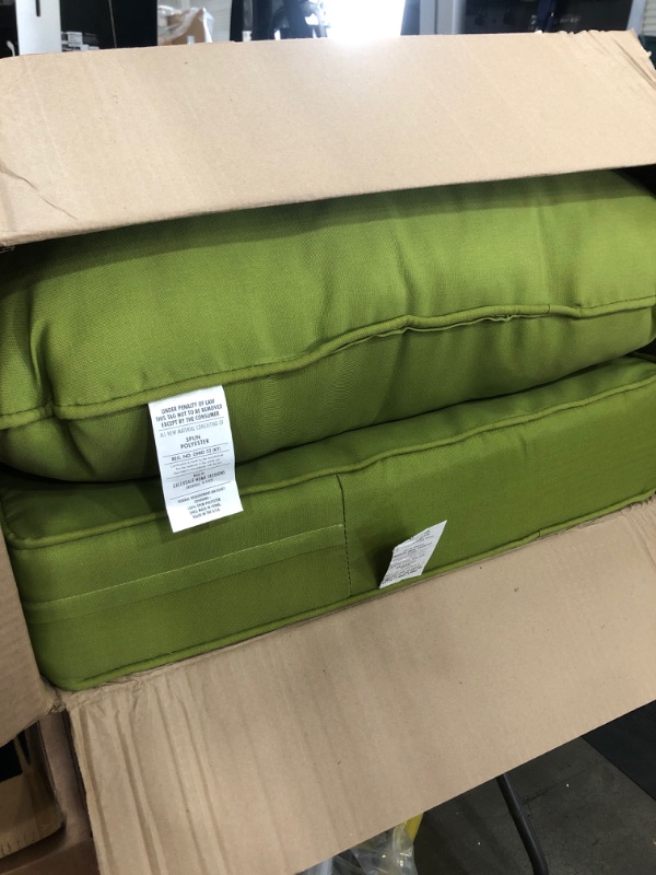 Photo 2 of *darker green in person*
Greendale Home Fashions Solid Kiwi 2-Piece Deep Seating Outdoor Lounge Chair Cushion Set