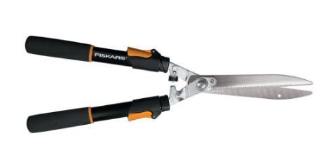 Photo 1 of *USED*
Fiskars 9 in. Power-Lever Steel Blade Telescoping Steel Handle Hedge Shears