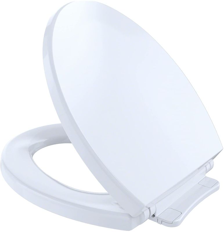 Photo 1 of *MISSING hardware*
TOTO SS113#01 Transitional SoftClose Round Toilet Seat, Cotton White
