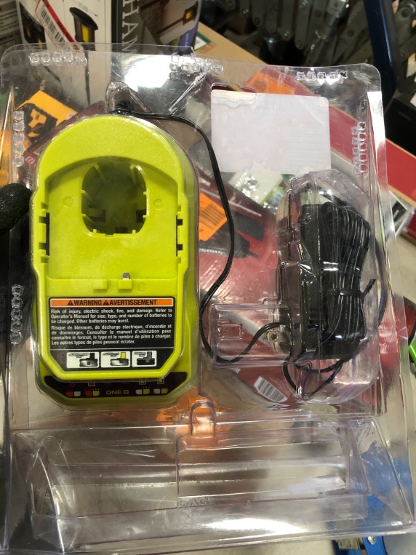 Photo 2 of *MISSING battery*
RYOBI ONE+ 18V Lithium-Ion 2.0 Ah Compact Battery and Charger Starter Kit