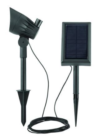 Photo 1 of *USED*
Hampton Bay Solar Black LED 50 Lumen Metal Spotlight