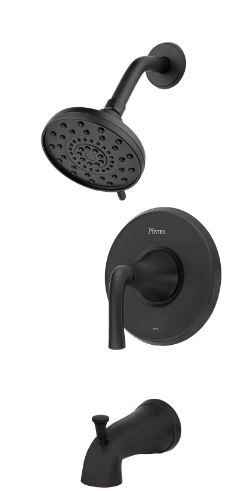 Photo 1 of *factory packaged/ strapped*
Pfister Ladera Single-Handle 3-Spray Tub and Shower Faucet in Matte Black (Valve Included)