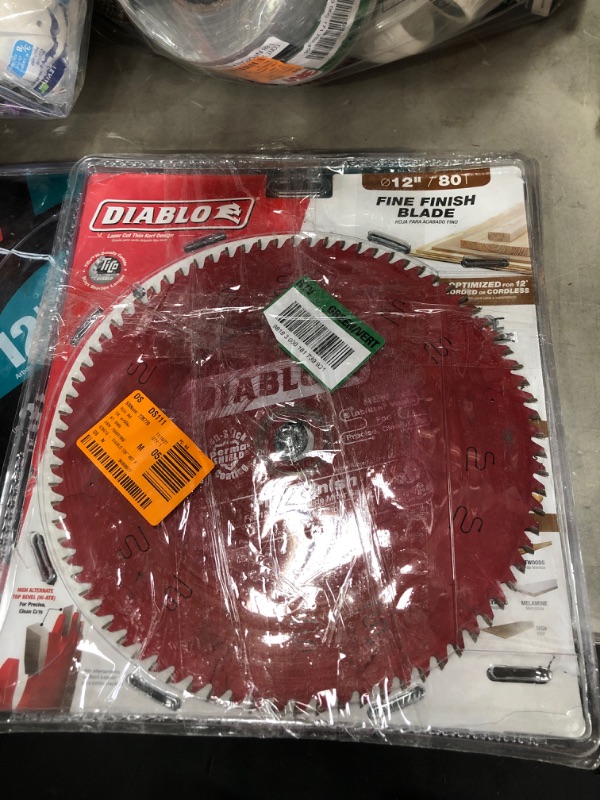 Photo 2 of DIABLO 12 in. x 80-Tooth Fine Finish Circular Saw Blade