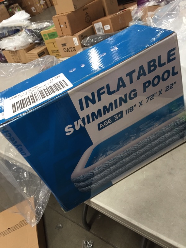 Photo 2 of 3M inflatable swimming pool 118" x 72" x 22" STOCK PHOTO IS SIMILAR\