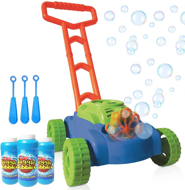 Photo 1 of Bubble Machine Toy For Toddlers, Kids, Children- Kids Party Toys- Bubble Blower- Birthday Party Games- Outdoor Play- Indoor Party Birthday
