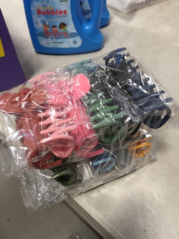 Photo 1 of 12 Pack Hair Claw Clips Stylish Hair Clips Barrettes with 12 Colors Hair Claw Clips
