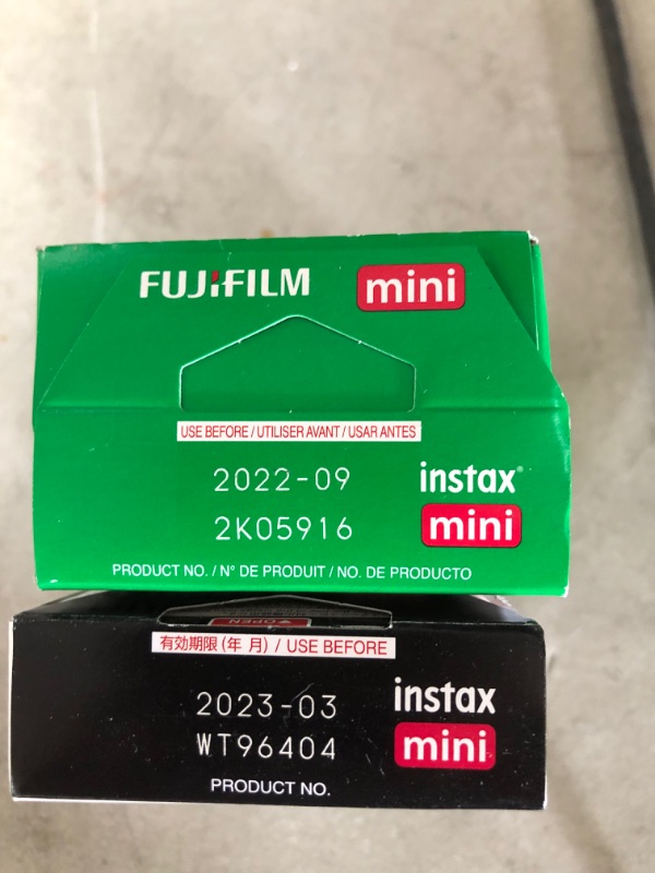 Photo 2 of Fujifilm Instax Mini Instant Film Black and White 
Expires September 2022 and  March 2023 