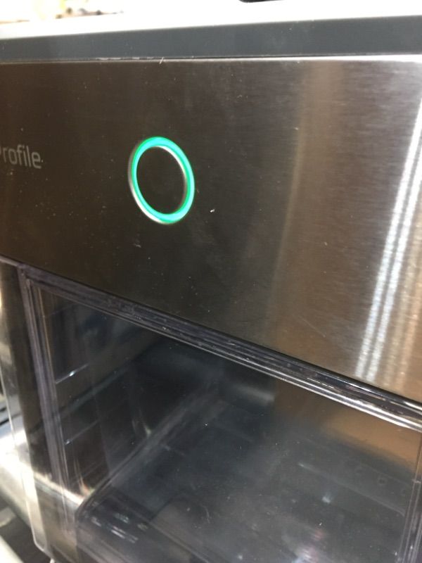 Photo 4 of ***PARTS ONLY*** GE Profile Opal | Countertop Nugget Ice Maker with Side Tank | Portable Ice Machine with Bluetooth Connectivity | Smart Home Kitchen Essentials | Stainless Steel Finish | Up to 24 lbs. of Ice Per Day