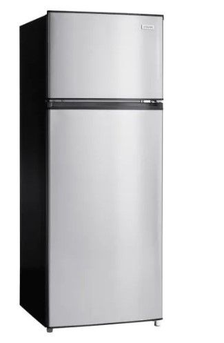 Photo 1 of ***PARTS ONLY***7.1 cu. ft. Top Freezer Refrigerator in Stainless Steel Look